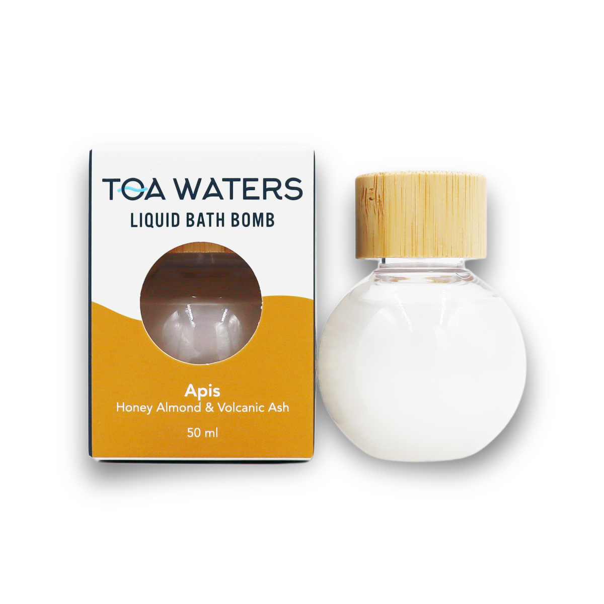 Apis Liquid Bath Bomb - Honey Almond and Volcanic Ash